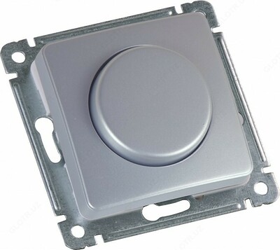 Серия розеток выключателей цвет- серебро скрытой установки от HEGEL