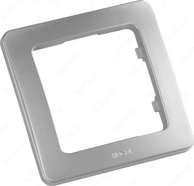 Серия розеток выключателей цвет- серебро скрытой установки от HEGEL Розетки