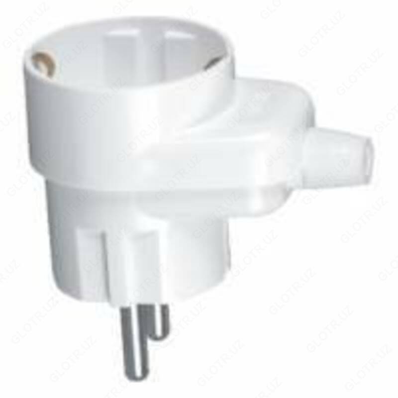 Вилка с розеткой UNI-SCHUKO WT-16U/G-S.