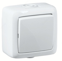 ВА10-211 выключатель одноклавишный Серия «ALFA IP44» открытой установки HEGEL