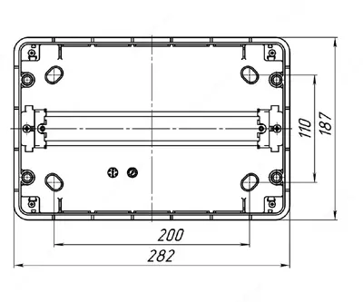 Распределительный щит CVK 40-12 Текфор IP41