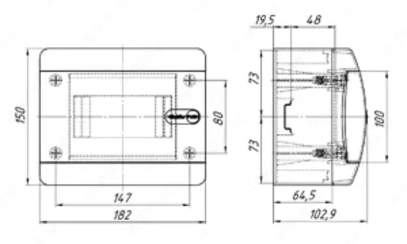 распределительный щит CVK 40-06 текфор - от {0} сум