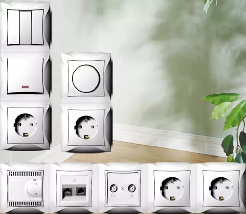 от {0} сум Розетки выключатели распродажа серии Master HEGEL срок службы не менее 15 лет