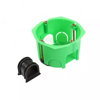 КУ1203и HEGEL 68 x 40 мм коробки для гипсокартонных -подрозетник с переходником для соединения Оптом и розница