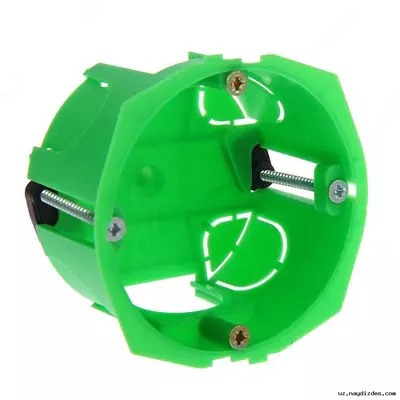 КУ1203и HEGEL 68 x 40 мм коробки для гипсокартонных -подрозетник с переходником для соединения ЧП Электро Потенциал(ELEKTRO POTENTIAL)