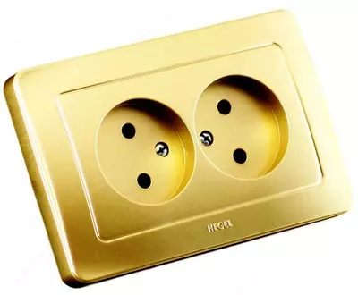 от 55 000 сум / шт. Серия розеток и выключателей цвет золото скрытой установки Гарантия 5 лет от HEGEL