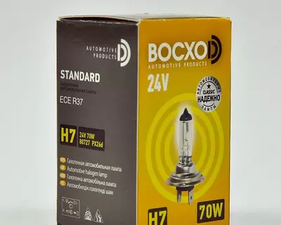  Восхd Автомобильные лампы 12 V  головной свет Серия STANDARD ЧП Электро Потенциал(ELEKTRO POTENTIAL)