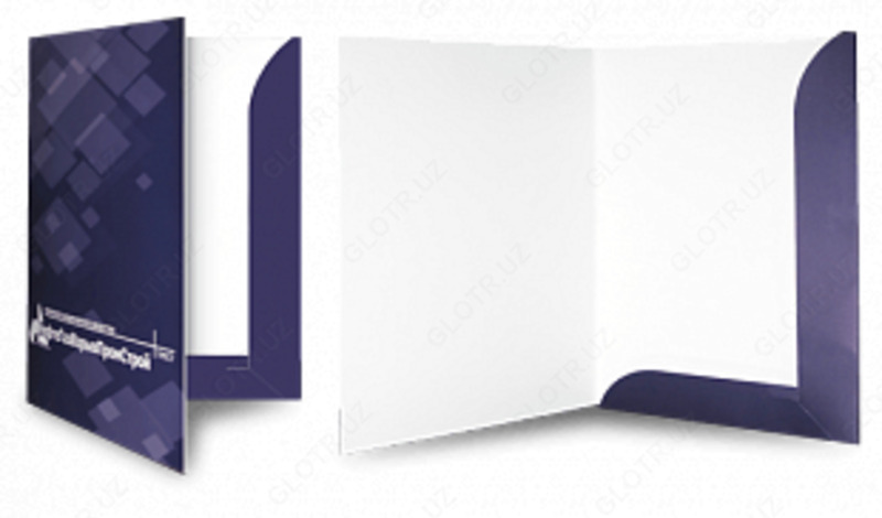 Logotipli qog'ozli papkalar