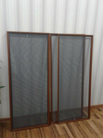 Изготовление и установка противомоскитных сеток цвета золотой дуб