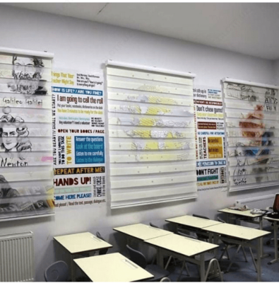 Kun va tun jallyuzilar Goodwin jaluzi