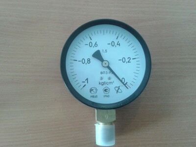Вакуумметры ВП3У от -1 кг до 0 кг