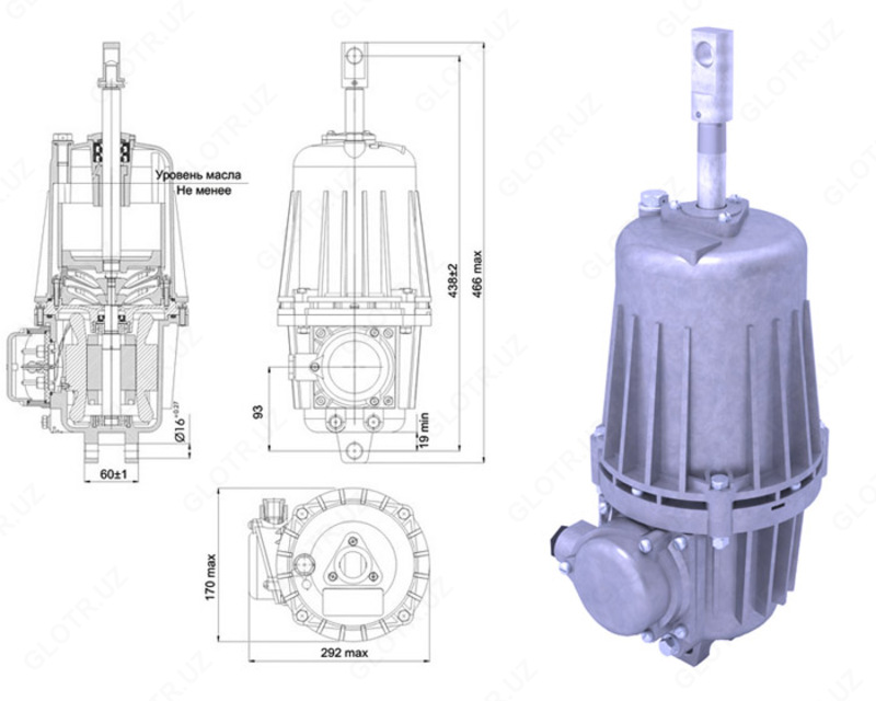 Толкатель Электрогидравлический ТЭ-25