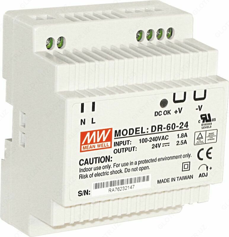 Блок питания MEANWELL DR-60-24