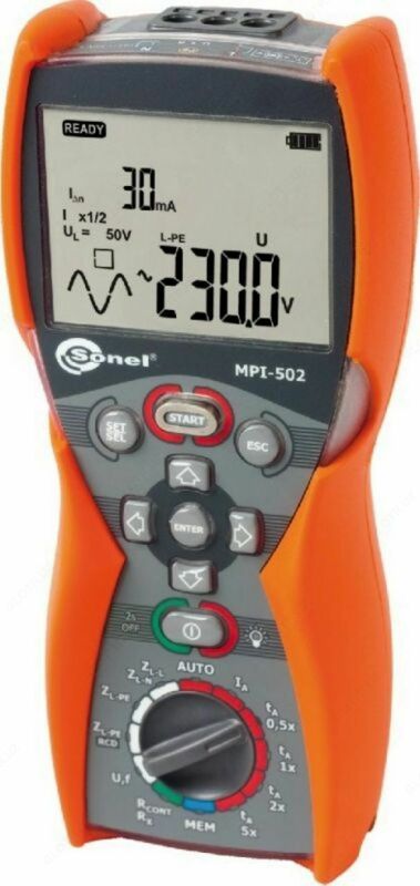 MPI-502 — измеритель параметров электробезопасности электоустановок