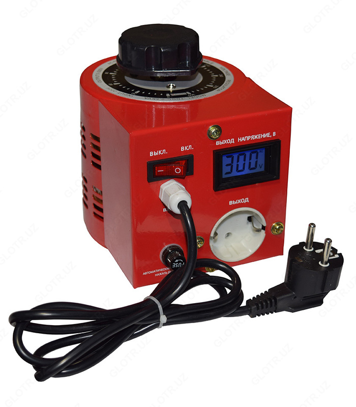 Автотрансформатор ЛАТР SUNTEK RED 500ВА 0-300 Вольт (2А)