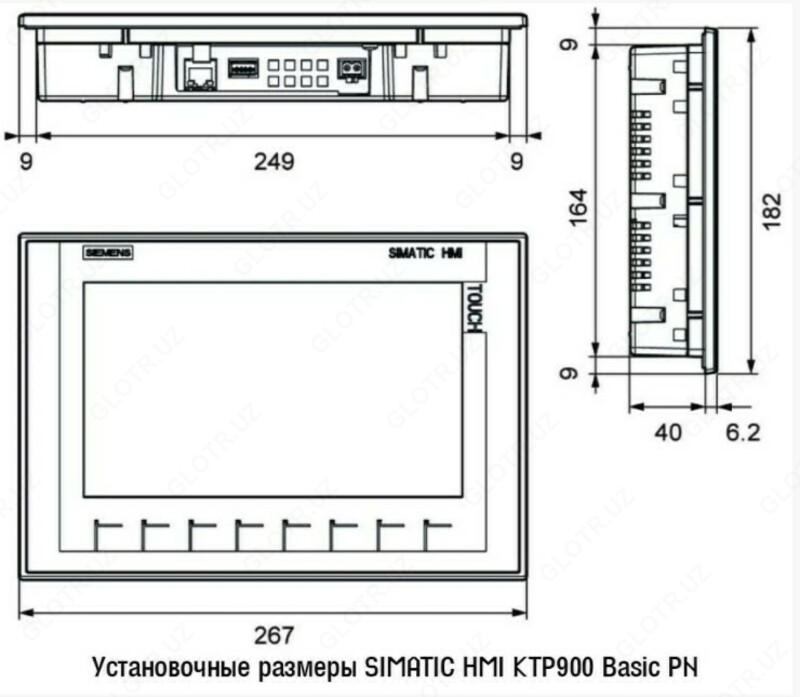 Панель оператора SIMATIC HMI KTP900 Basic PN 6AV2123-2JB03-0AX0