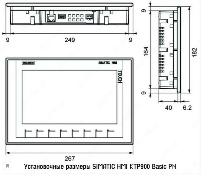 Operator paneli SIMATIC HMI KTP900 Basic PN 6AV2123-2JB03-0AX0