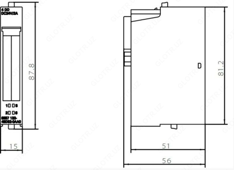 6ES7132-4BD32-0AA0 SIEMENS модули дискретного вывода (standard) для ET 200S - от 12 000 000 сум