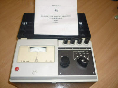 Измеритель сопротивления заземления М416