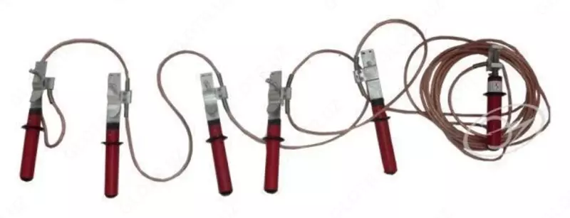 Pz-VL-0,4 kv Sech 16mm zpl-1 liniyasi uchun portativ topraklama 0,4 kv besh nurli uch fazali