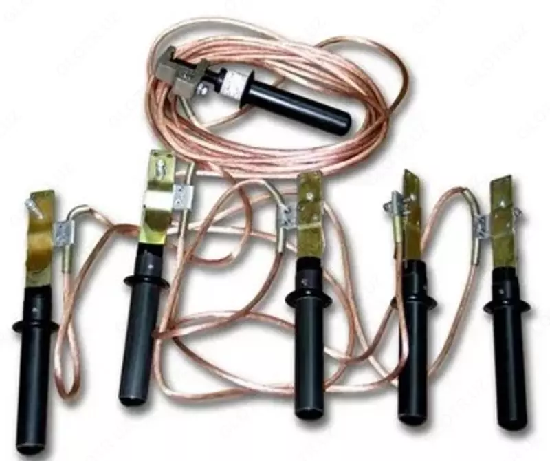 Pz-VL-0,4 kv Sech 16mm zpl-1 liniyasi uchun portativ topraklama 0,4 kv besh nurli uch fazali