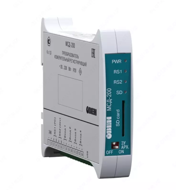 МСД-200 опрос и архивирование параметров по сети RS-485