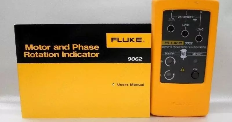 Fluke 9062 — индикатор чередования фаз и вращения электродвигателя
