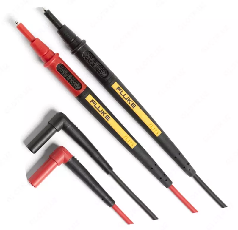 Fluke TL175E — измерительные щупы с наконечником диаметром 2 мм c 4-мм адаптерами