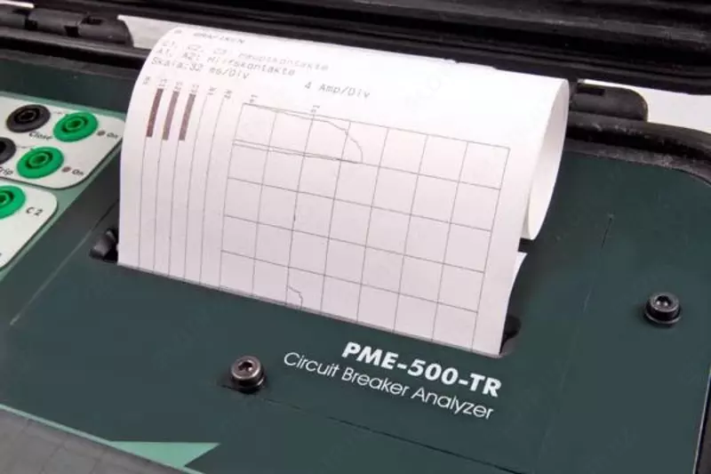 PME-500-TR — устройство проверки высоковольтных выключателей
