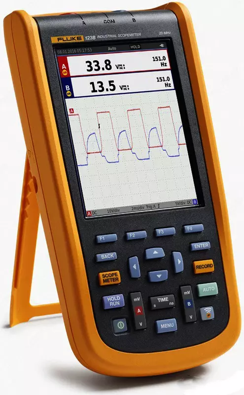 Fluke 123B sanoat qoʻl osiloskopi (20 MGts)
