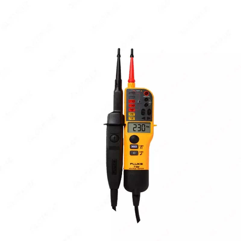 Fluke T150 — тестер напряжения/целостности с ЖК-дисплеем, омметром и переключаемой нагрузкой