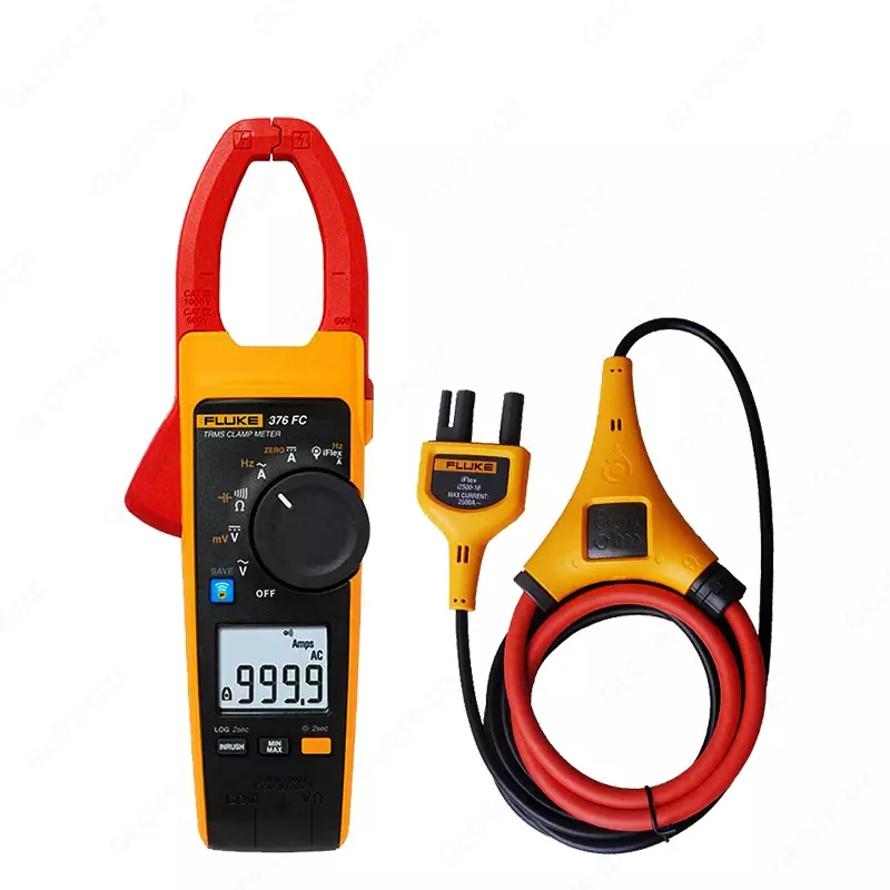 Fluke 376 FC — токовые клещи True-RMS c функцией беспроводной связи с датчиком iFlex
