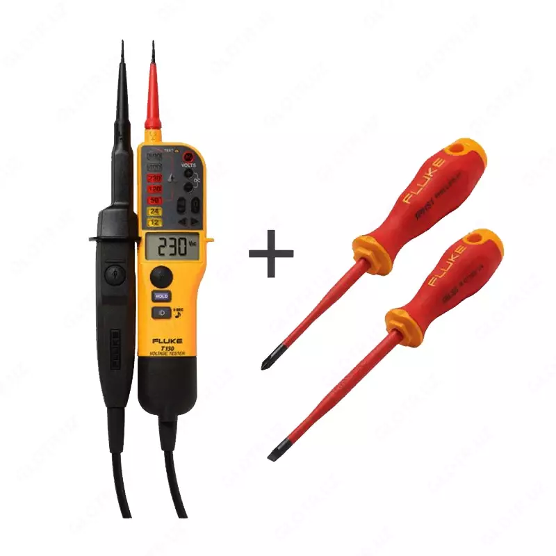 Fluke T130/VDE-LCD va o'zgaruvchan yuk (vde versiyasi)bilan voltaj / yaxlitlik sinov qurilmasi - 1 000 so'mdan