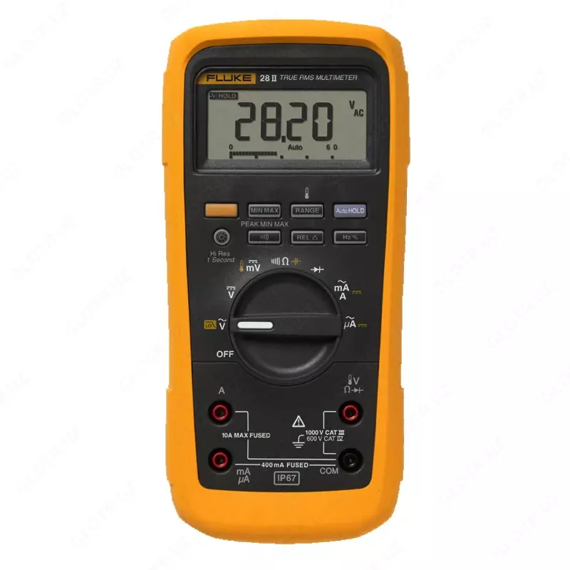 Fluke 28 II — промышленный цифровой мультиметр True-RMS со степенью защиты IP67