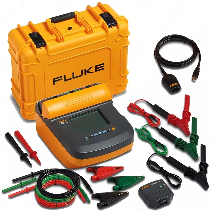 Fluke 1550C/Kit — измеритель сопротивления изоляции 5 кВ (с жестким кейсом)