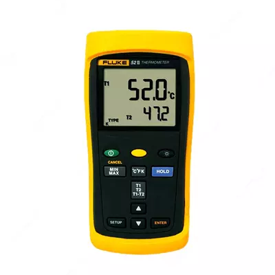 Fluke 52 II — двухканальный цифровой термометр