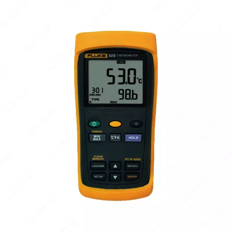 Fluke 53 II B — одноканальный цифровой термометр с регистрацией измерений