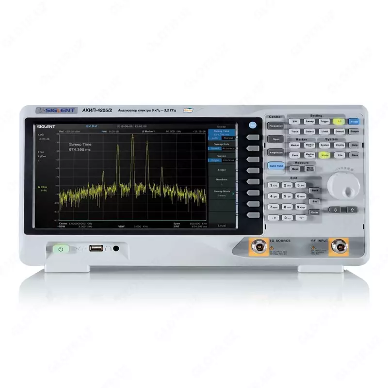 Akip-4205/1 tg raqamli spektr analizatori tg opsiyasi bilan