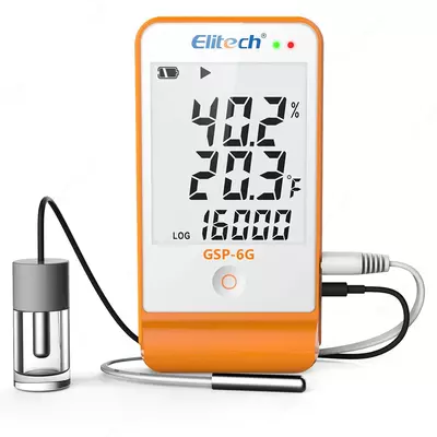 Регистратор температуры и влажности Elitech GSP-6