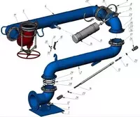 Устройство для нижнего слива УСН- 150-04