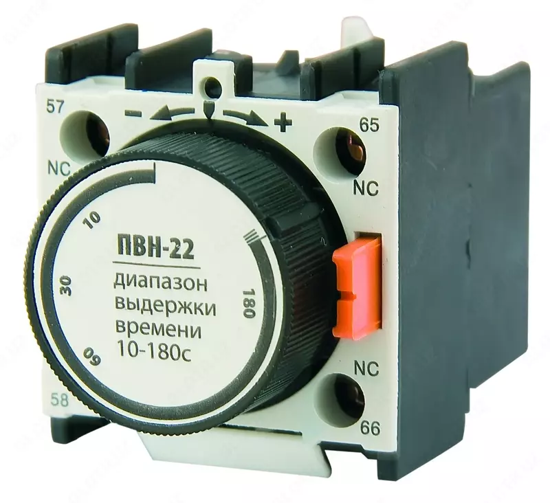 PVI-22 prefiksi 10-180sek 1z+1P IEK ni o'chirish uchun kechikish