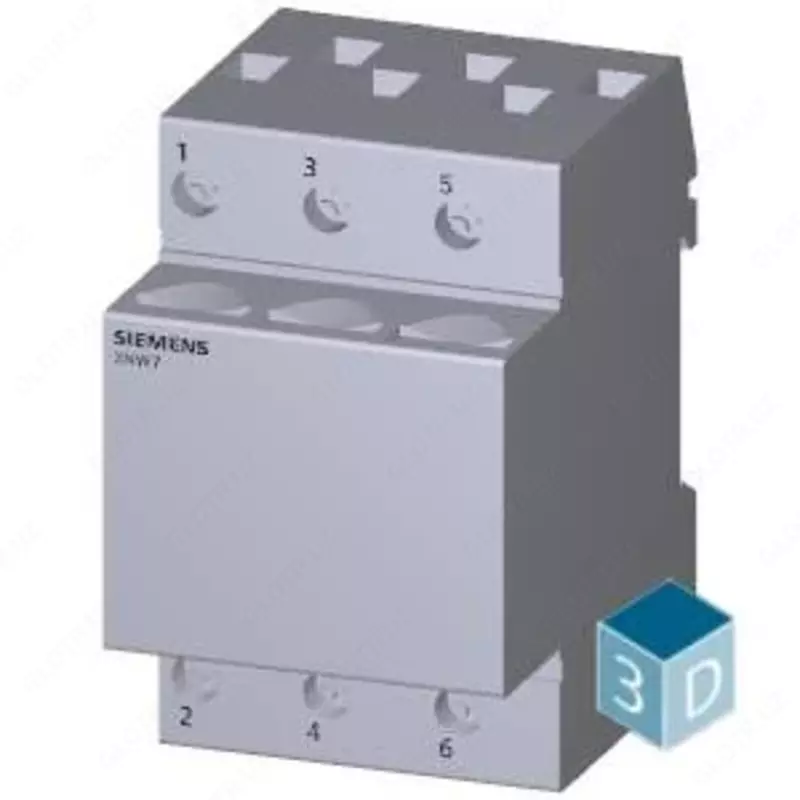 МОДУЛЬНЫЙ ДЕРЖАТЕЛЬ ДЛЯ ЦИЛИНДРИЧЕСКИХ ПРЕДОХРАНИТЕЛЕЙ РАЗМЕР 10X38MM 32A, 3-ПОЛ. С СИГНАЛ