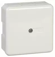 Коробка клеммная соединительная 87*87*40 1Р65 белая