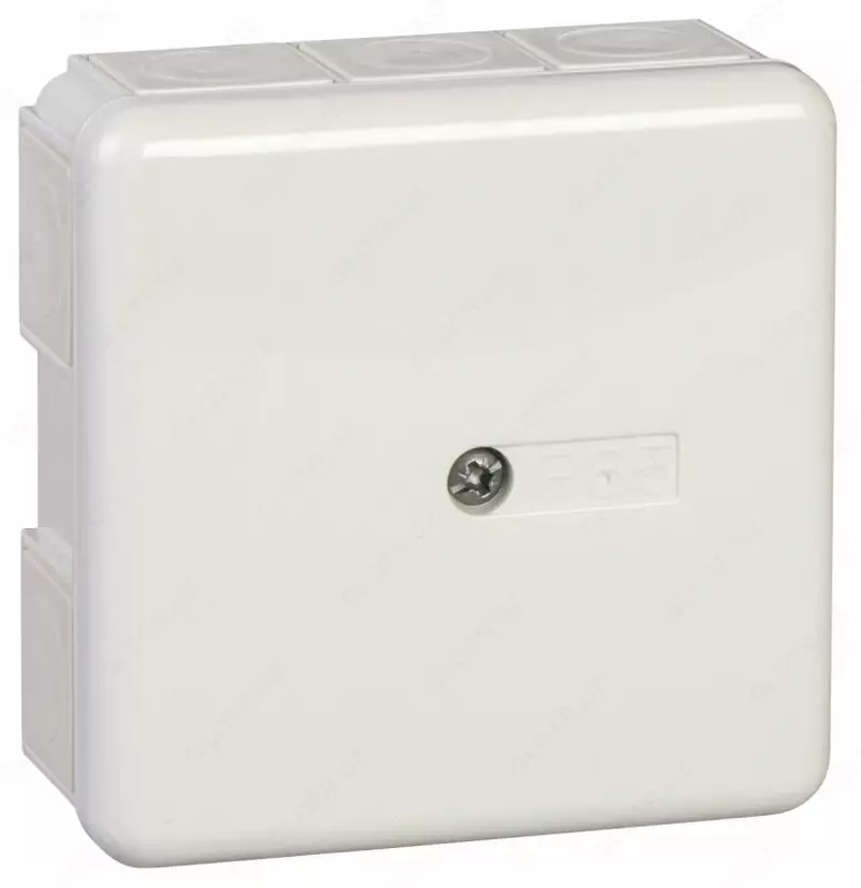 Коробка клеммная соединительная 87*87*40 1Р65 белая, колодка 5х440