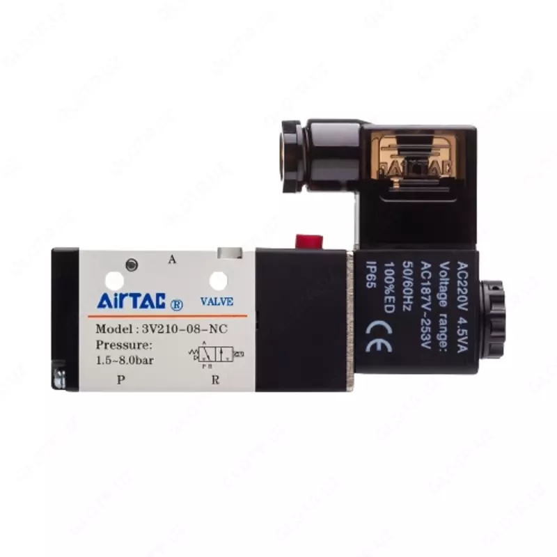 Электромагнитный клапан 24vdc модель 3V210-08-NC B