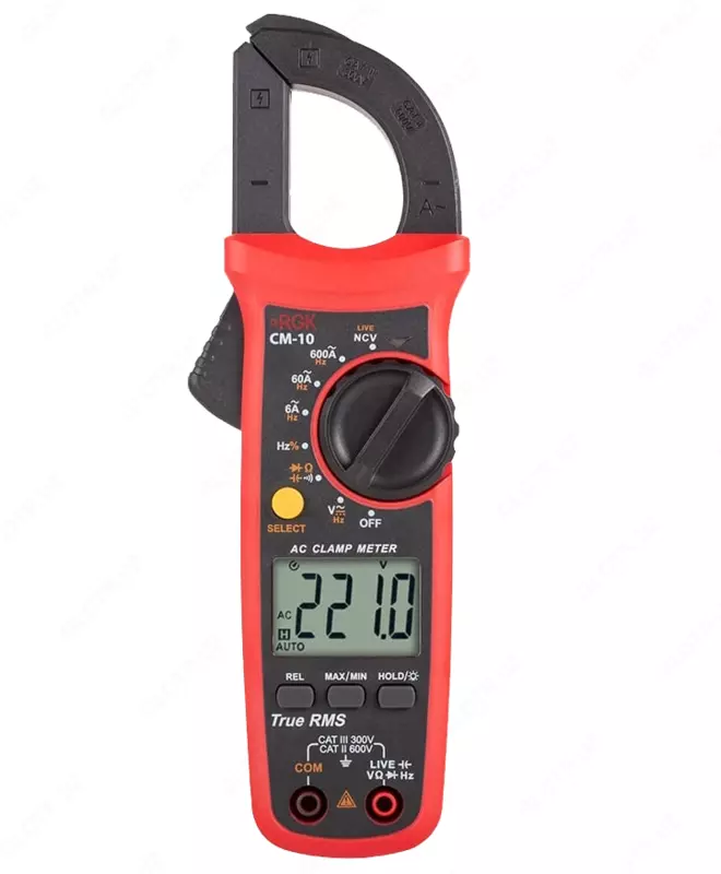 RGK CM-10 — цифровые токовые клещи