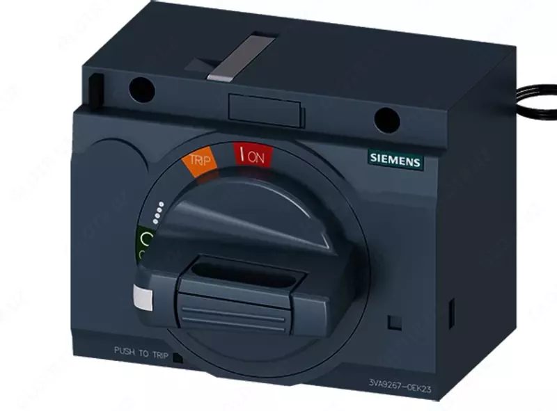 Поворотный привод с фронтальной установкой. IEC IP30/40 принадлежность для: 3VA2 400/630