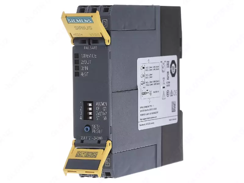 БАЗОВЫЙ МОДУЛЬ РЕЛЕ БЕЗОПАСНОСТИ SIRIUS ADVANCED, ЗАДЕРЖКА 0.05-3С., РАЗРЕШАЮЩИЕ ЦЕПИ - ПП ВЫХОДЫ: 2 - БЕЗ ЗАДЕРЖКИ, 2 - С ЗАДЕРЖКОЙ, НОМ. ПИТАЮЩЕЕ НАПРЯЖЕНИЕ УПРАВЛЕНИЯ US = 24В DC, ВИНТОВЫЕ КЛЕММЫ м