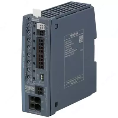 SITOP SEL1200 Selektivitaetsmodul/ модуль селективности 8- kanalig schaltende Charakteristik Eingang: DC 24 V/60 A Ausgang: DC 24 V/8 x 10 A Schwellwert einstellbar 2-10 A mit Monitoringschnittstell