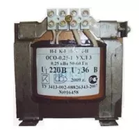 ТРАНСФОРМАТОР ПОНИЖАЮЩИЙ ОСО-0.4 КВА 220/24В
